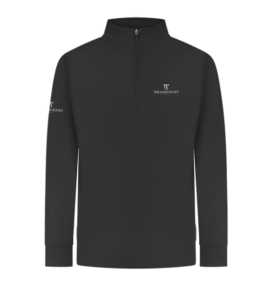 Addington Quarter Zip Black